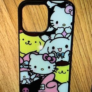 SHEIN Cute Character Phone Case - Black, Pink, Yellow